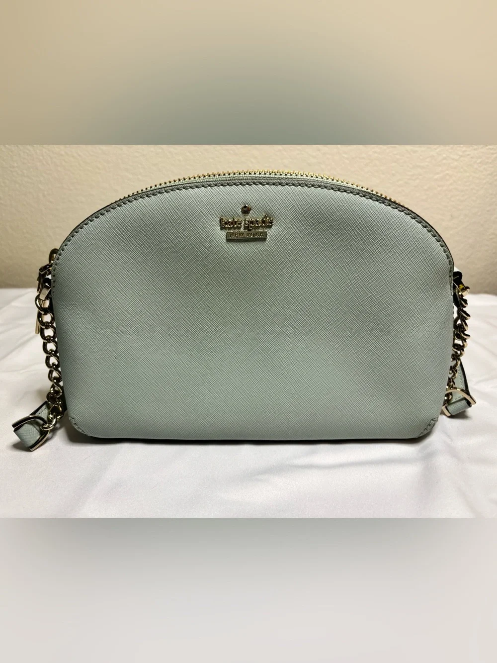kate spade Perry Saffiano Leather Dome Crossbody